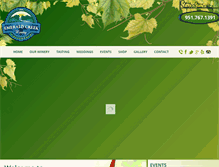 Tablet Screenshot of emeraldcreekwinery.com